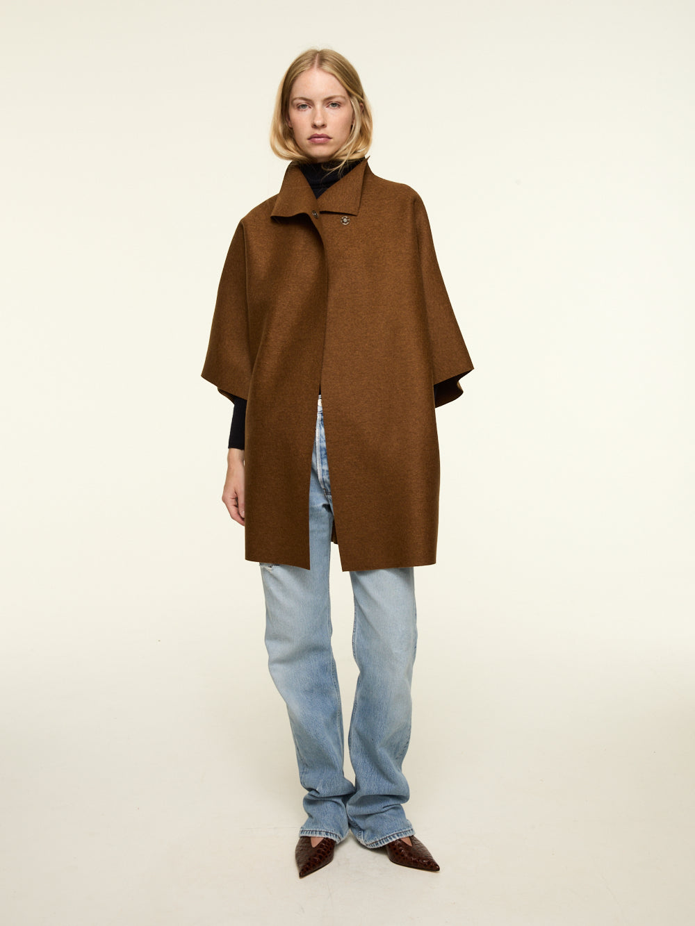 MANTEAU KIMONO BISCUIT