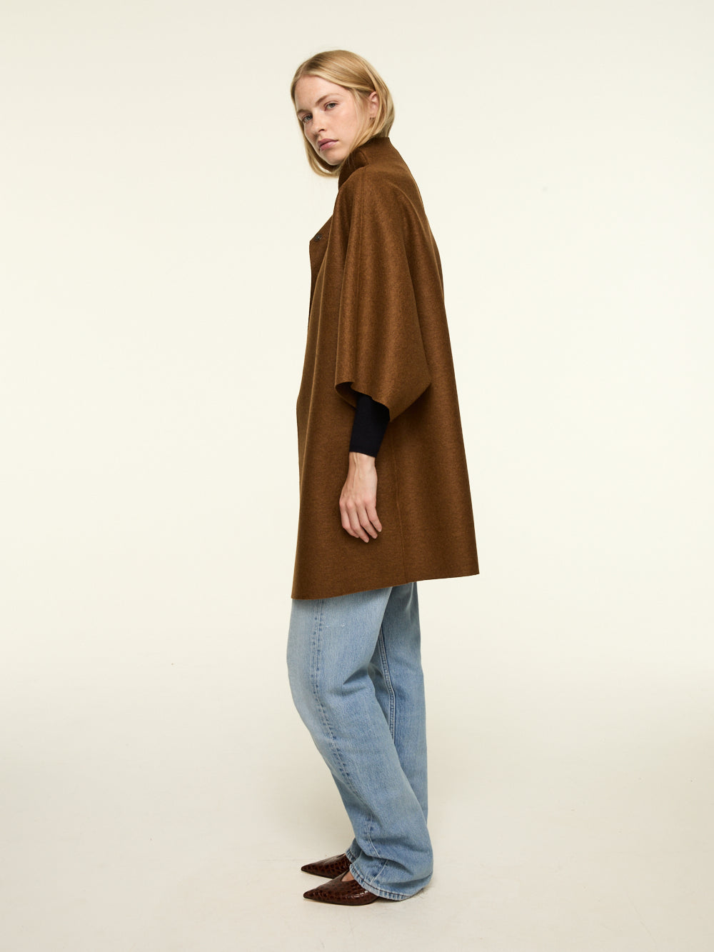 MANTEAU KIMONO BISCUIT