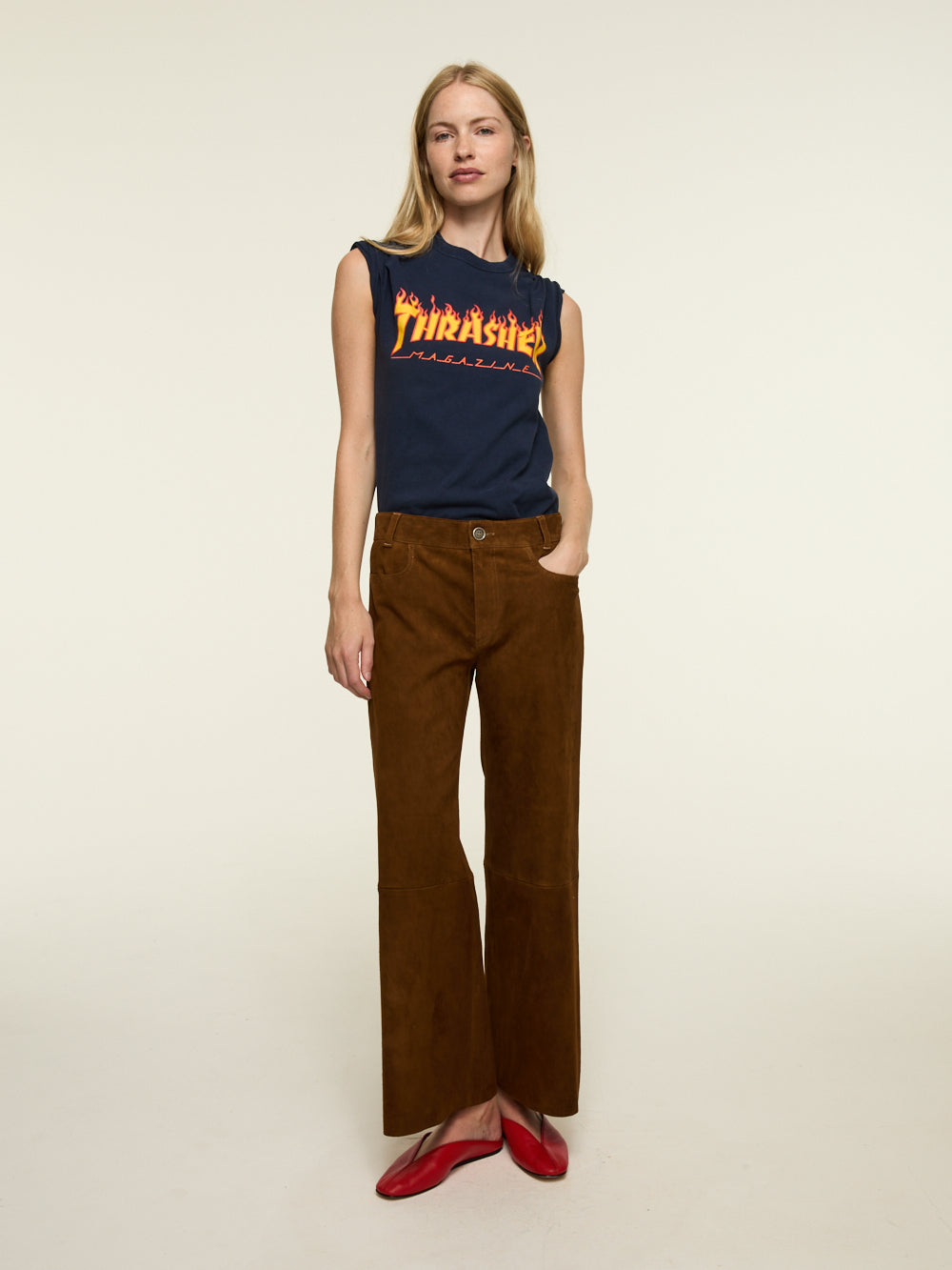 PANTALON LILOU VELOURS BEAR