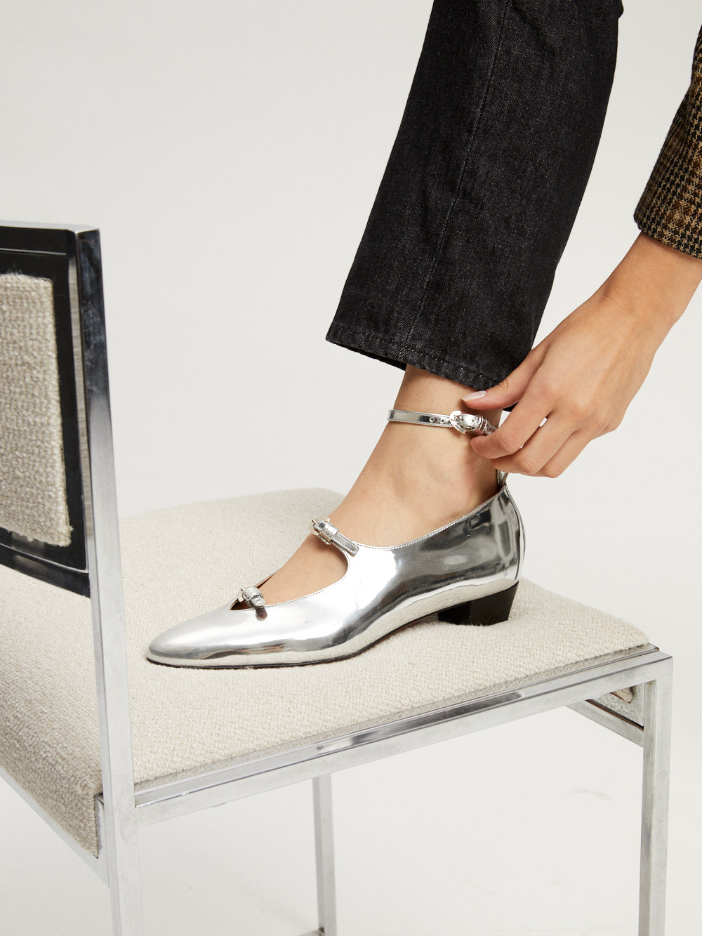 MARY-JANE LA BAMBOLA SILVER