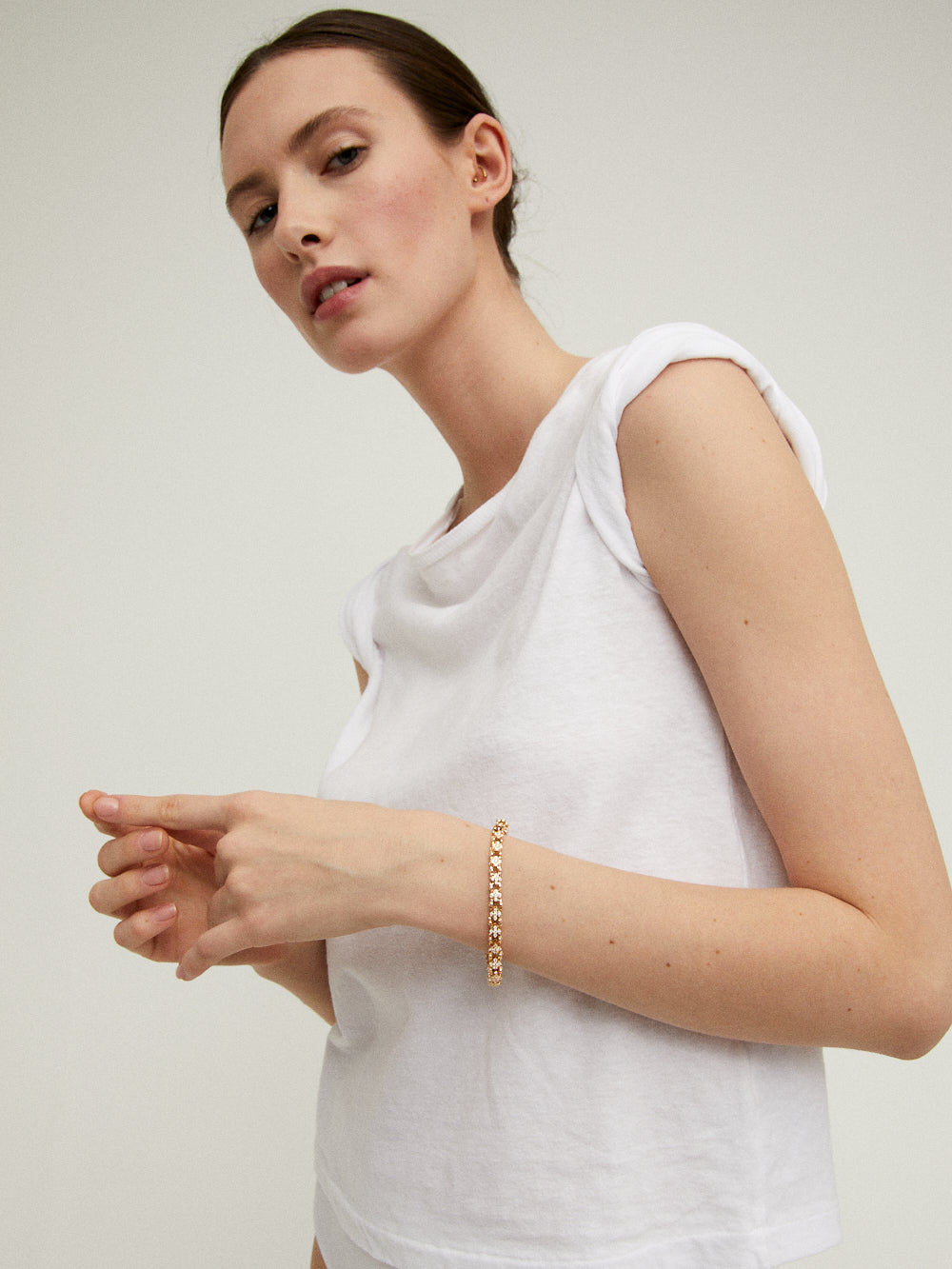 BRACELET SIGNATURE SERTI DIAMANT