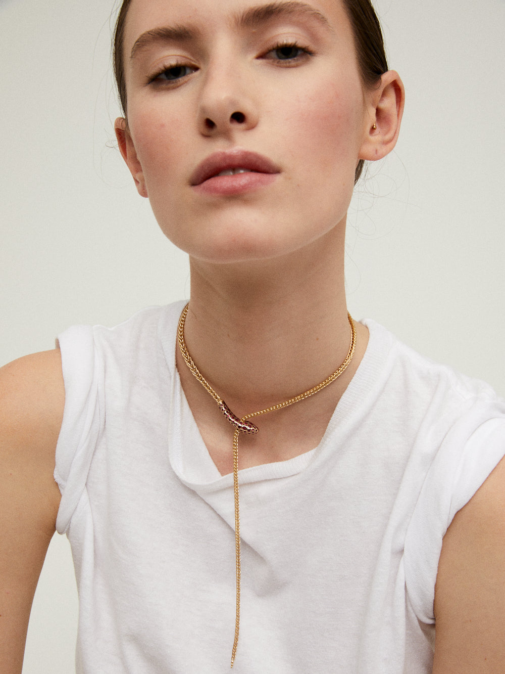 RUBY BASILIK NECKLACE