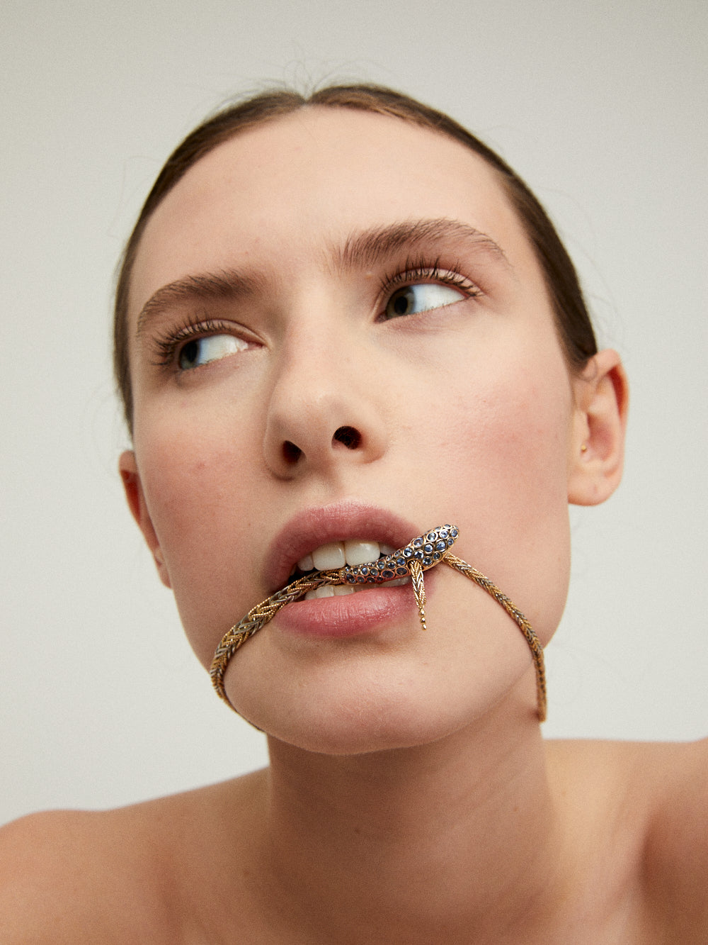 COLLIER BASILIK SAPHIRS BLEU