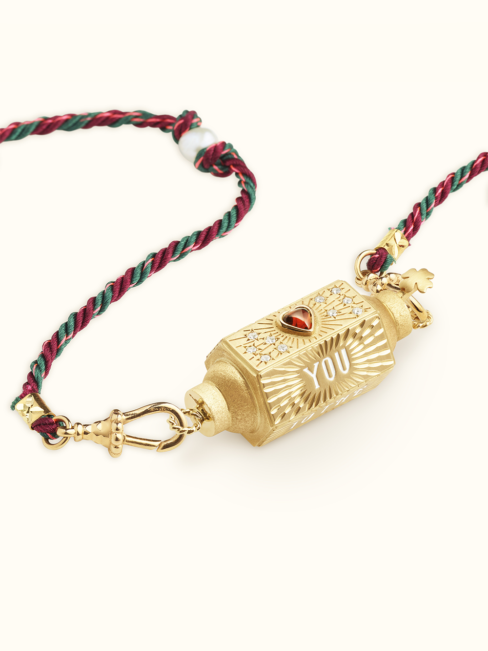 LOCKET LOVE YOU DIAMONDS 14K