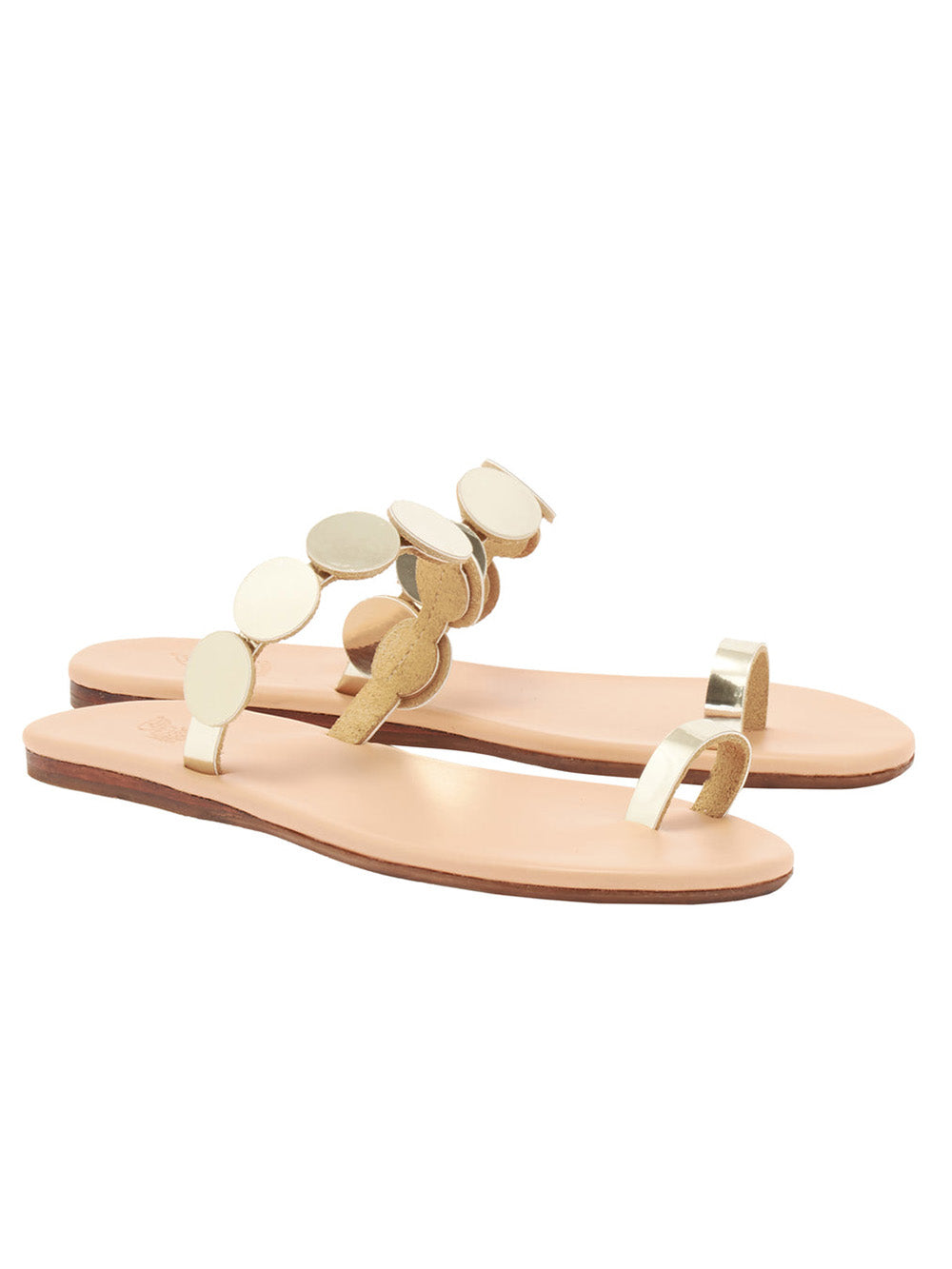 CALISTO GOLD SANDALS