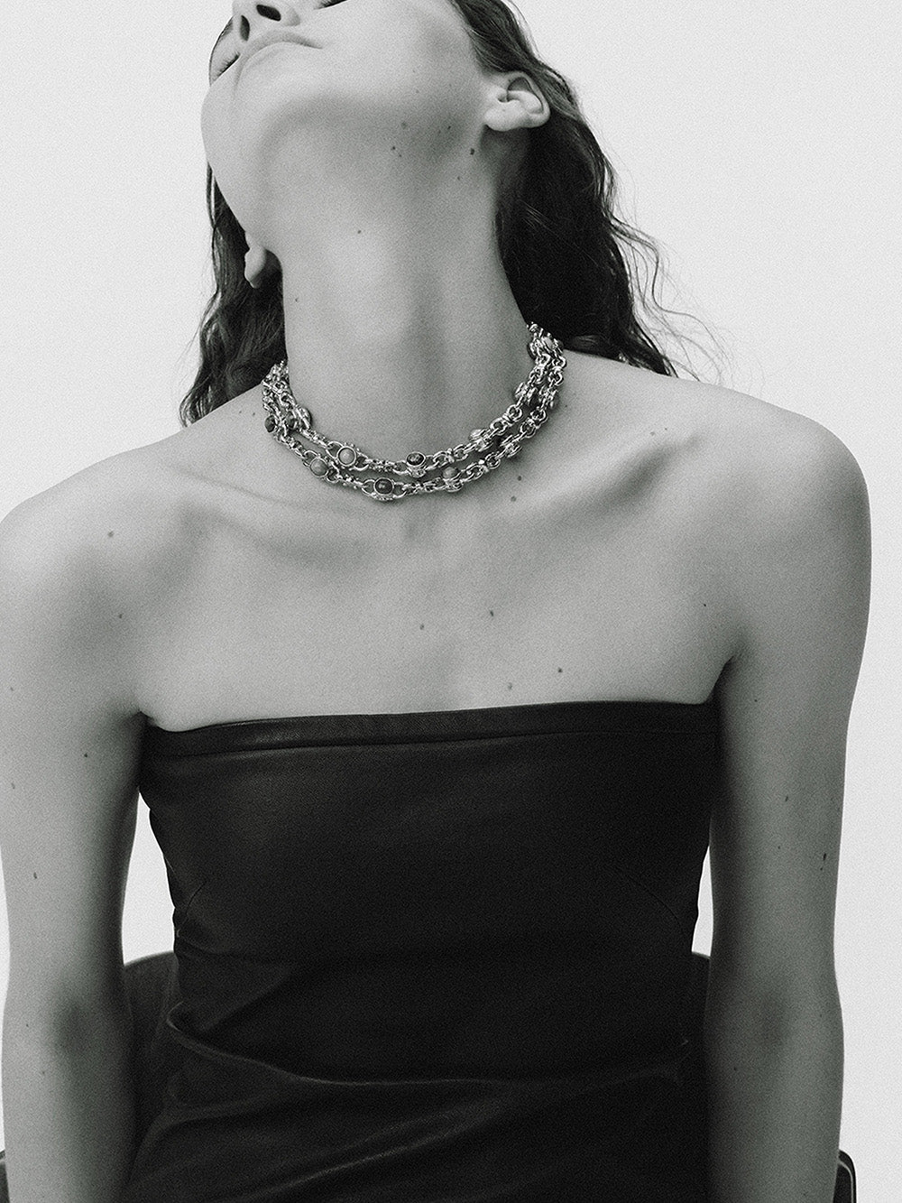 COLLIER AMARANTE BOIS & NACRE