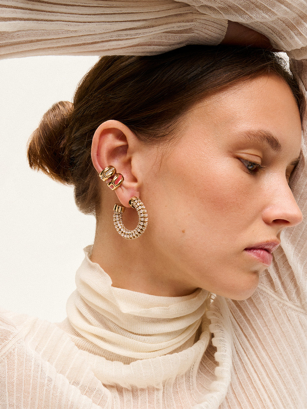 BOUCLES D'OREILLES BELLINA STRASS