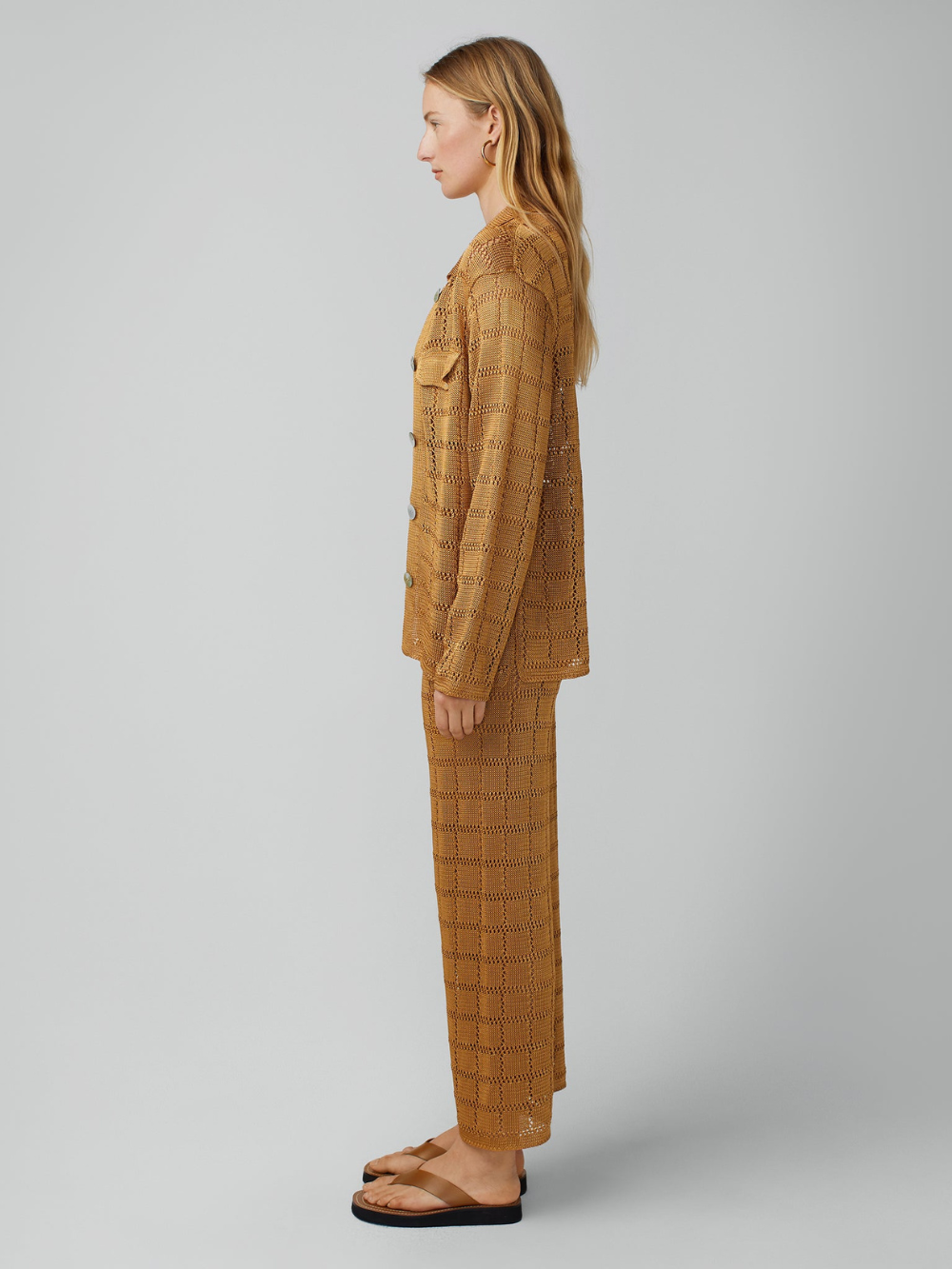 PATCHWORK LONG SLEEVE SHIRT CAMEL