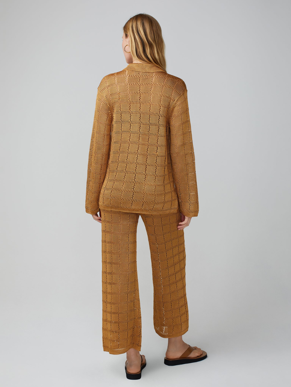 PATCHWORK LONG SLEEVE SHIRT CAMEL