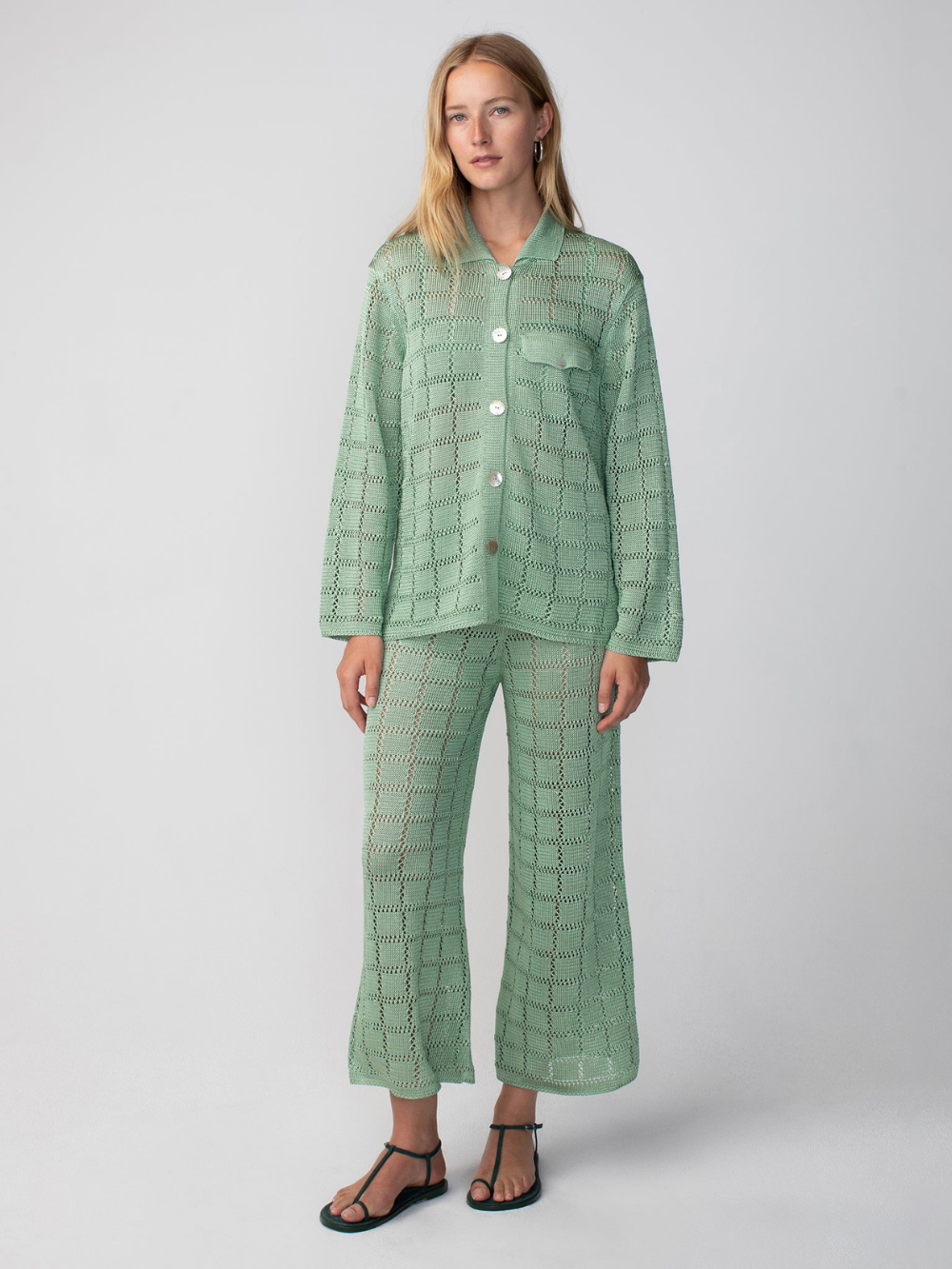 LONG SLEEVE PATCHWORK SHIRT