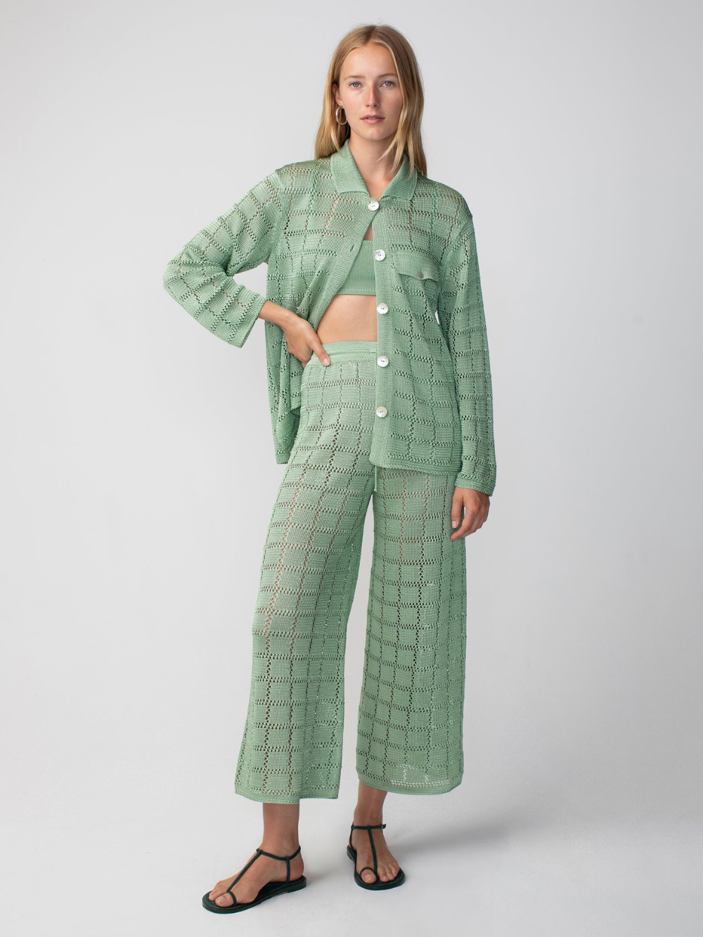 LONG SLEEVE PATCHWORK SHIRT