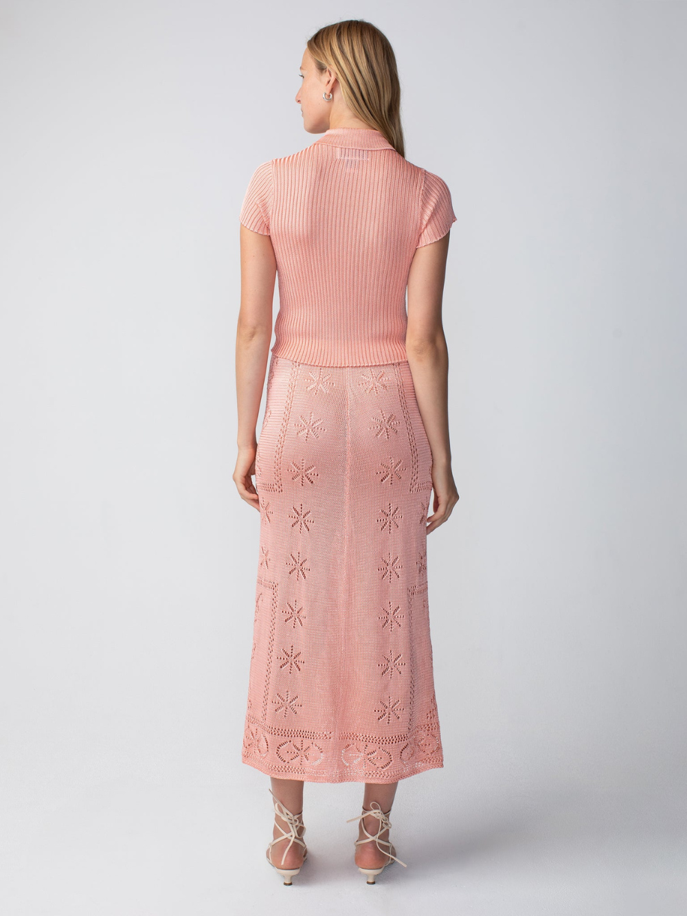 SHELL SHORT-SLEEVED BUTTON-ON TOP