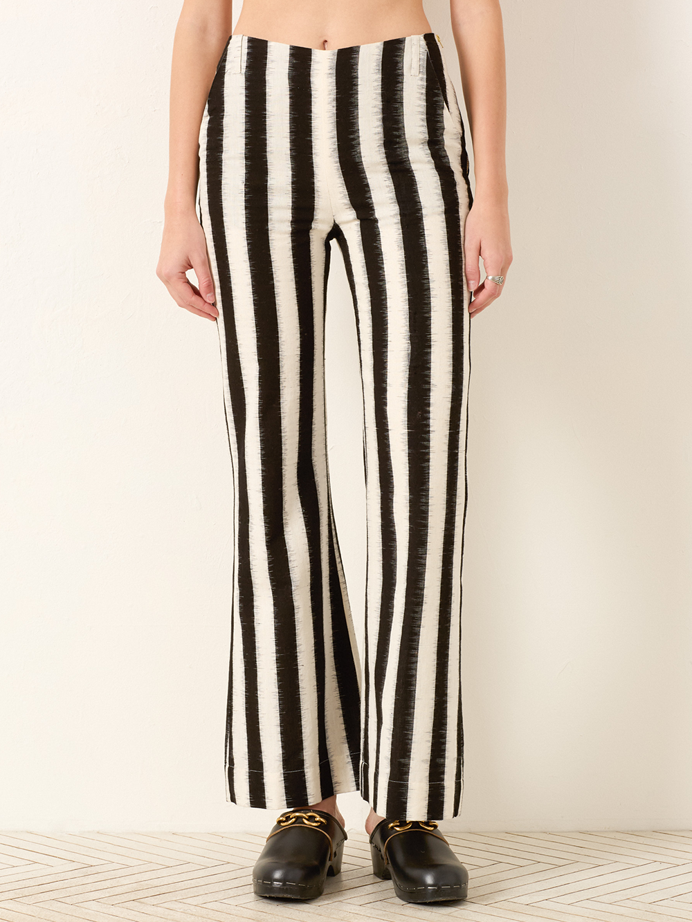 CHARLIE STRIPE COAL PANTS