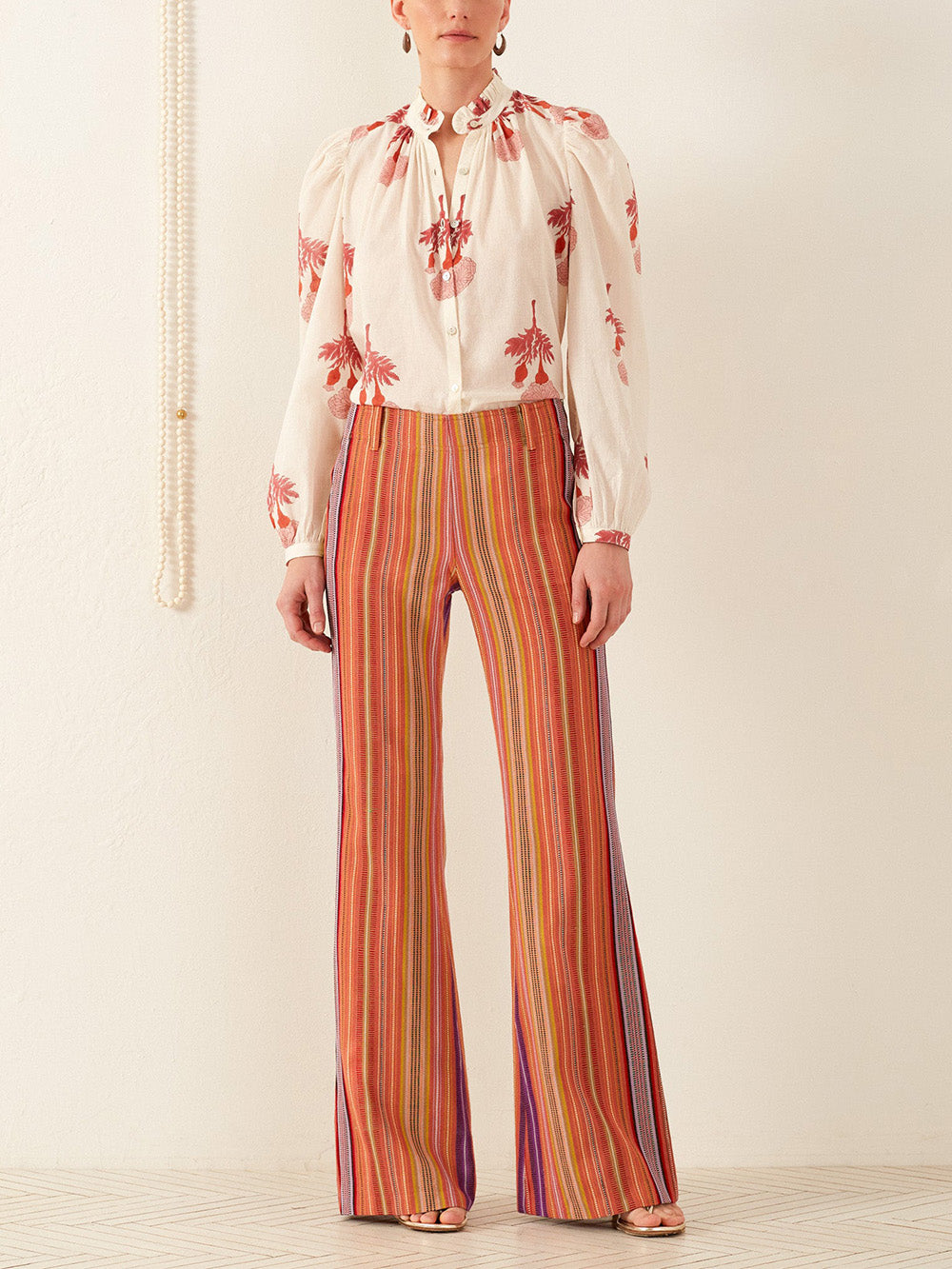 PANTALON CHARLIE IKAT RAYÉ