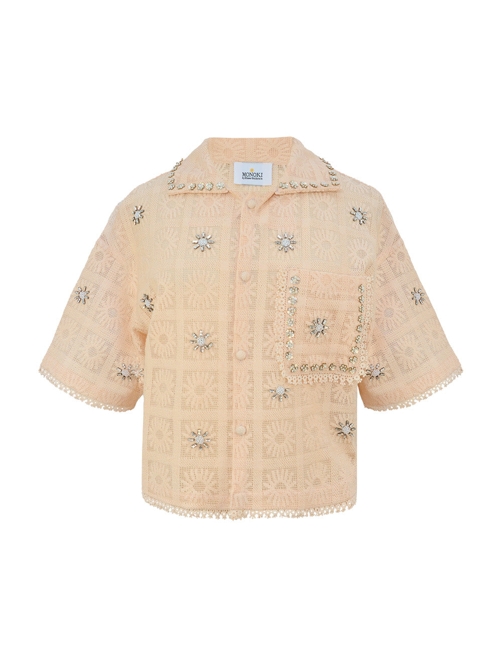 CHEMISE CRYSTAL NUDE