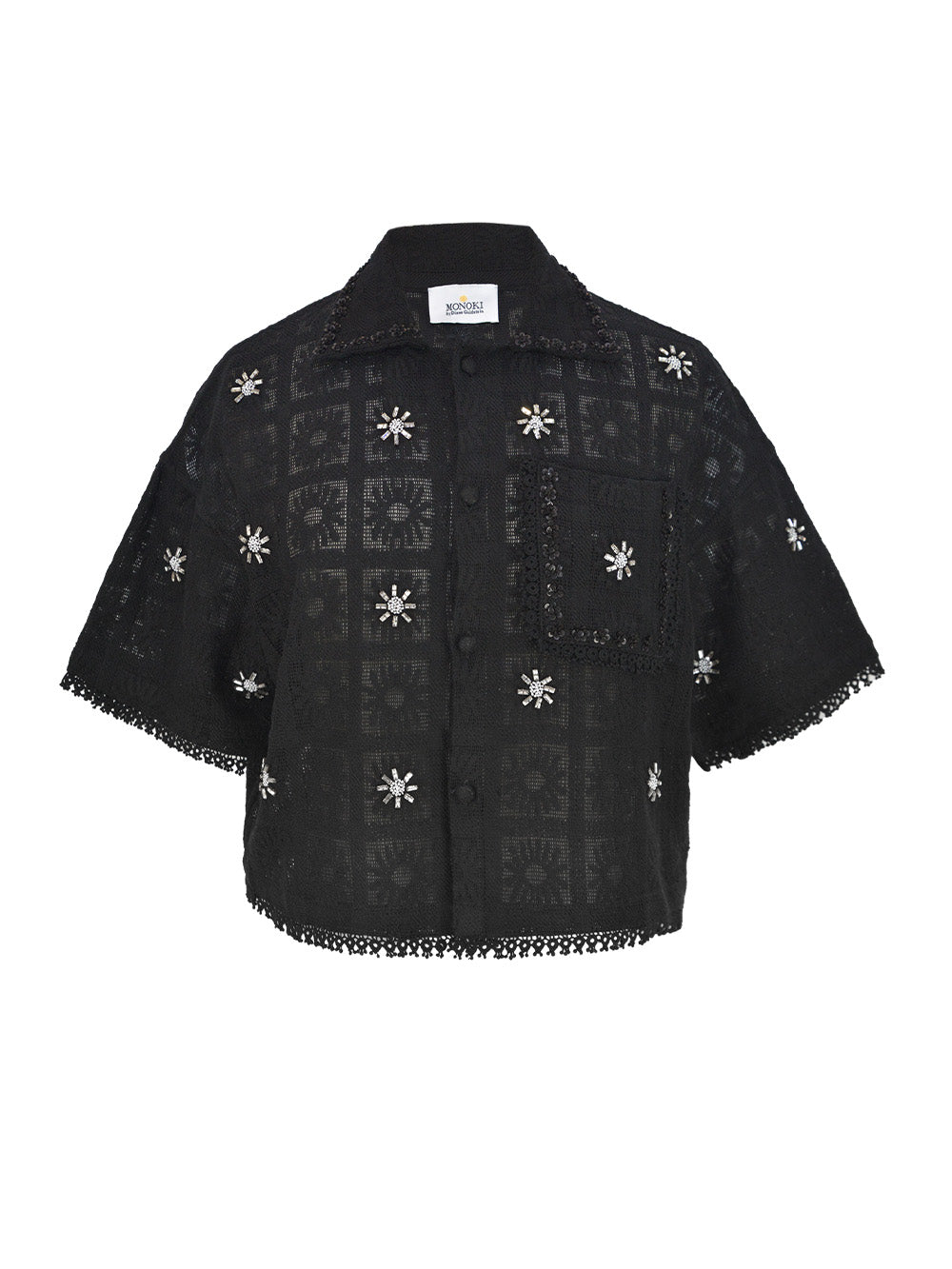 CHEMISE CRYSTAL NOIRE