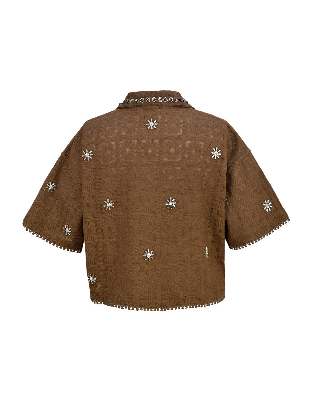 CRYSTAL BROWN SHIRT