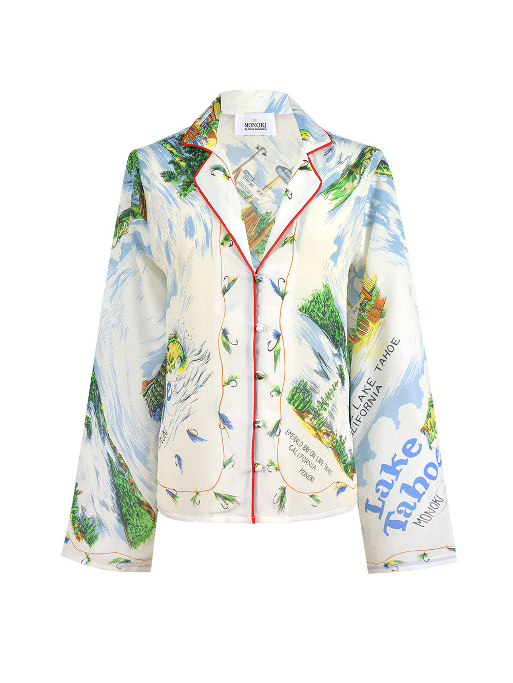 LAKE TAHOE WHITE SHIRT