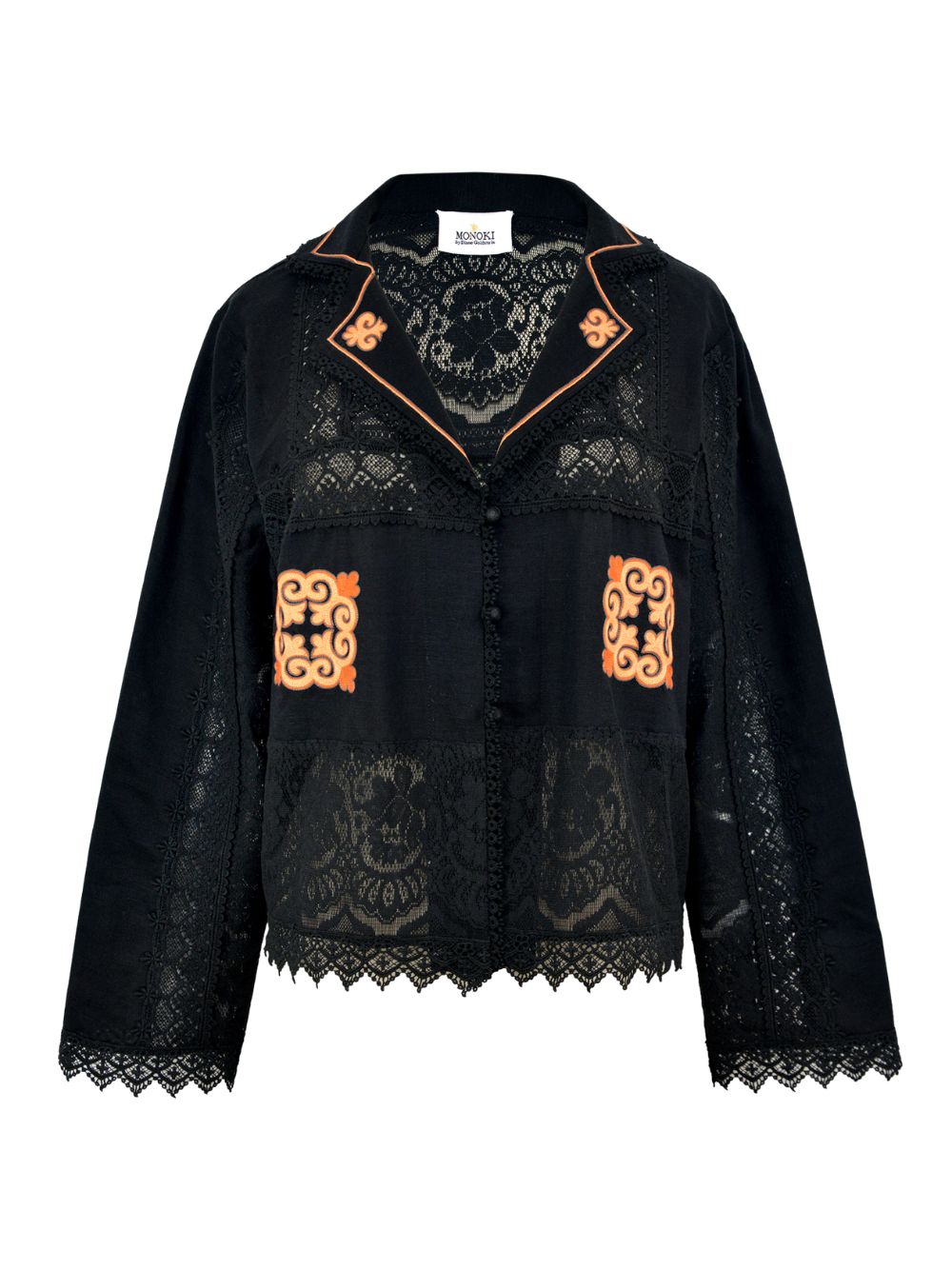 CHEMISE OLGA NOIR