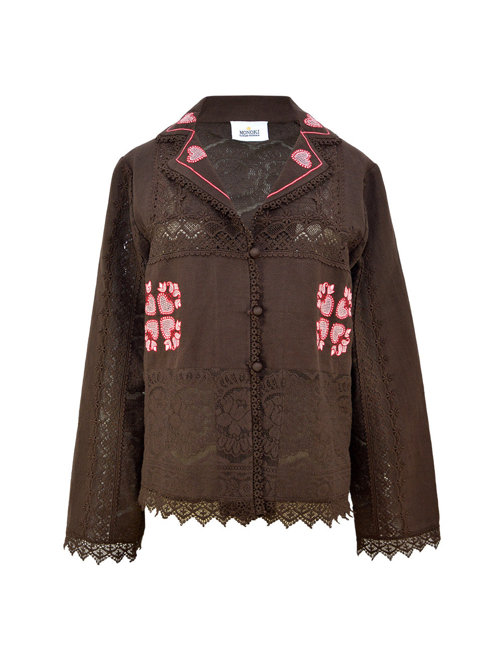CHEMISE OLGA MARRON