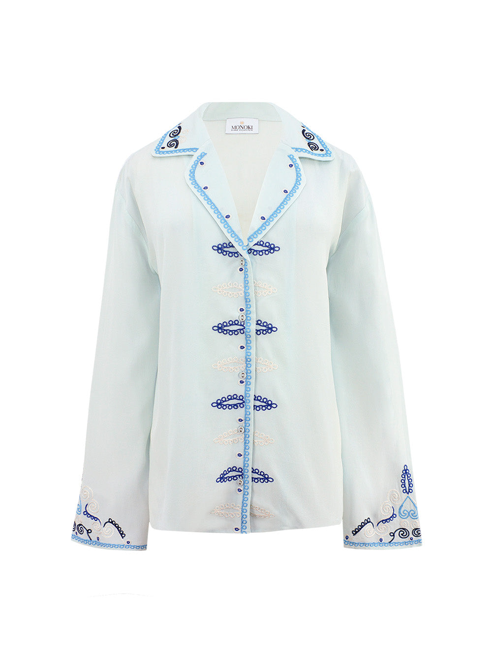 SUZANNE BLUE SHIRT