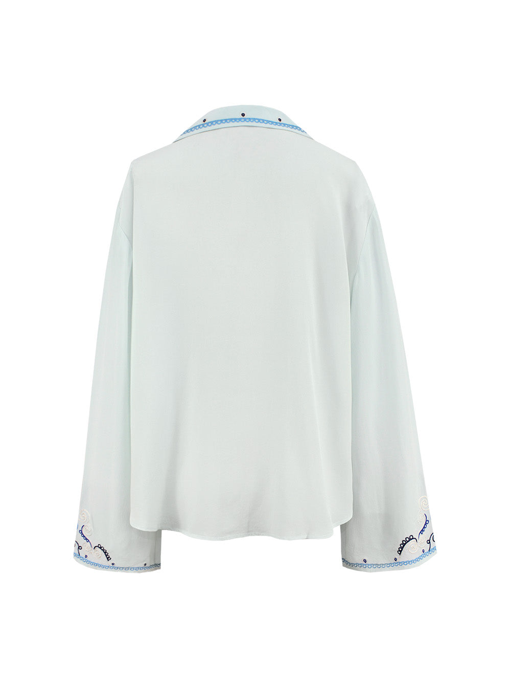 SUZANNE BLUE SHIRT