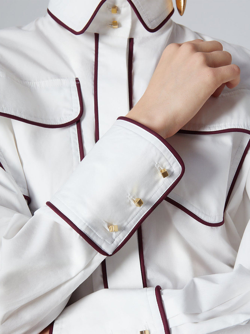 CHEMISE WAYNE GARNET