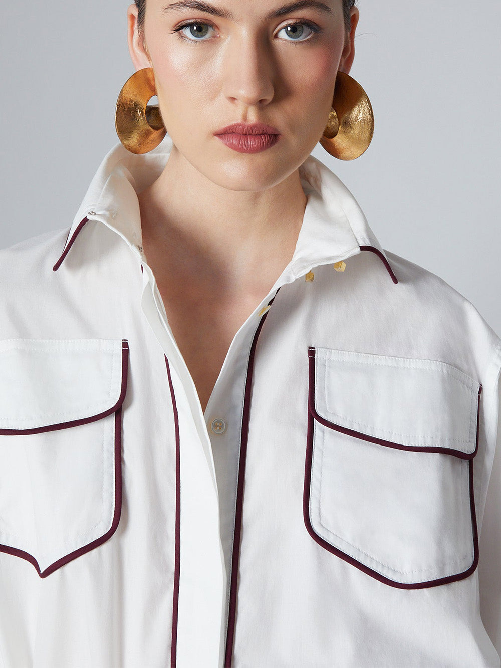 CHEMISE WAYNE GARNET