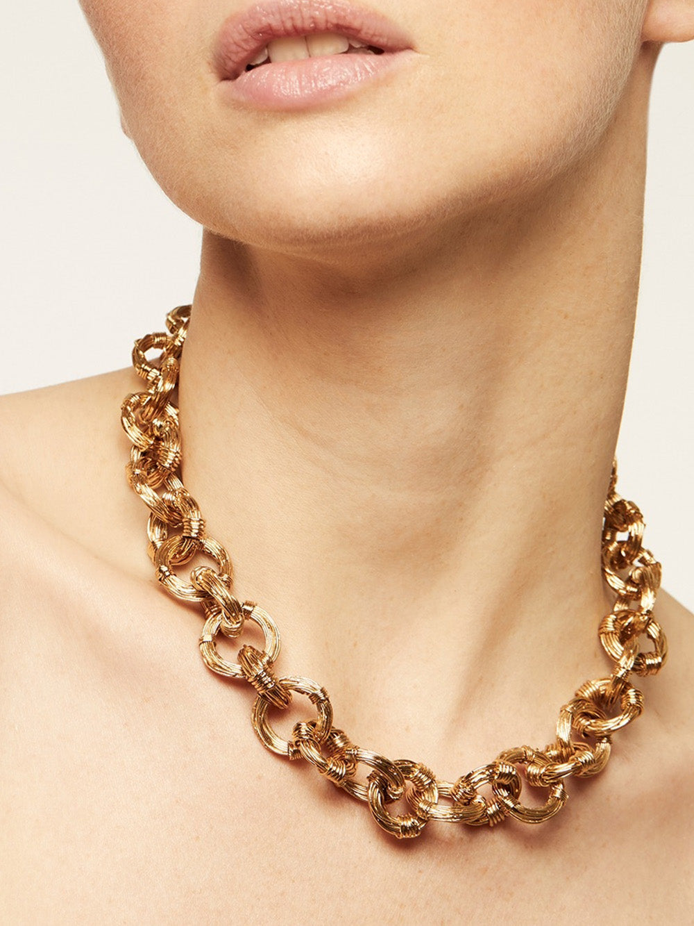 ARIANE GOLD MESH NECKLACE