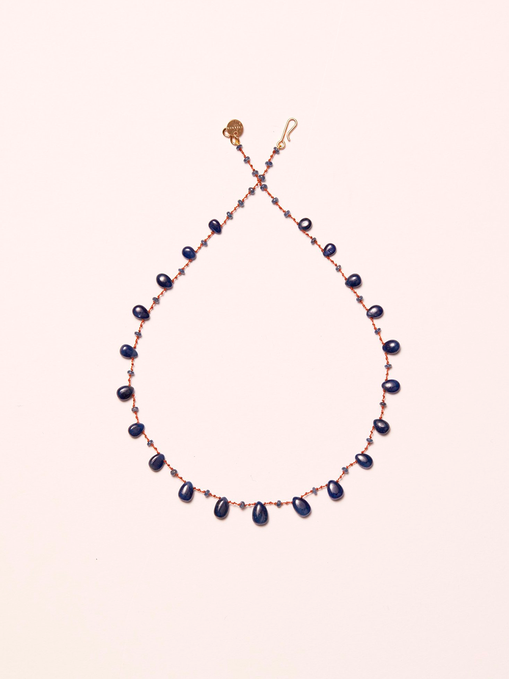 COLLIER COCOPLUM DROPS & BEADS SAPHIR BLEU