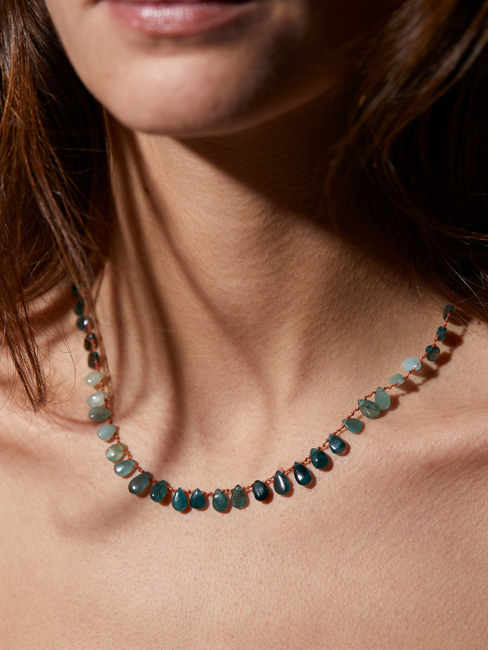 OSPREY GRANDIDIERITE NECKLACE