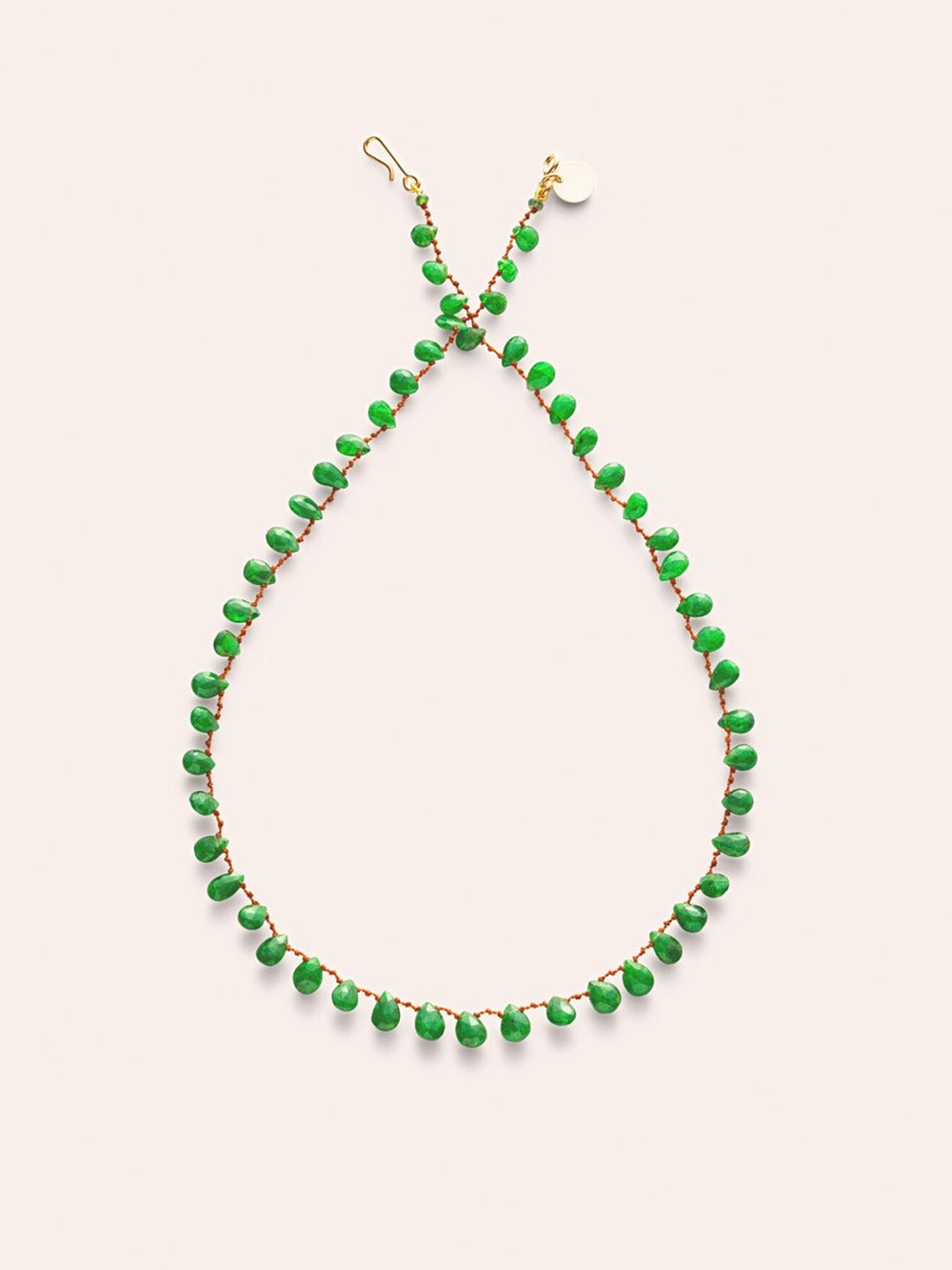 undefined MINI TSAVORITE NECKLACE