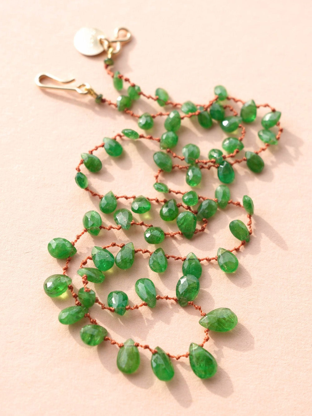 undefined MINI TSAVORITE NECKLACE