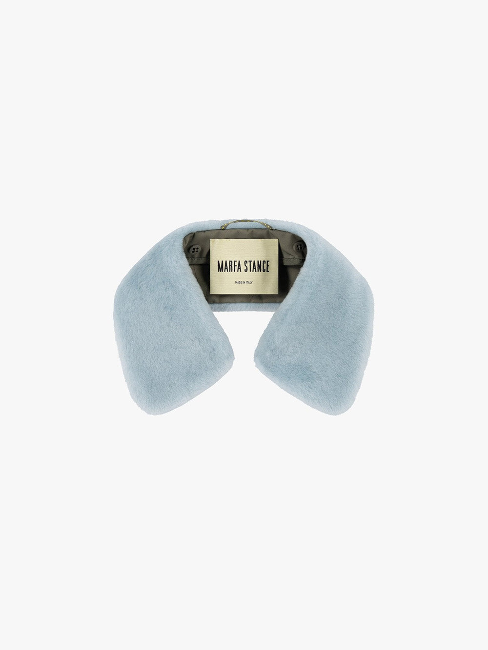 SHEARLING COLLAR SKY BLUE