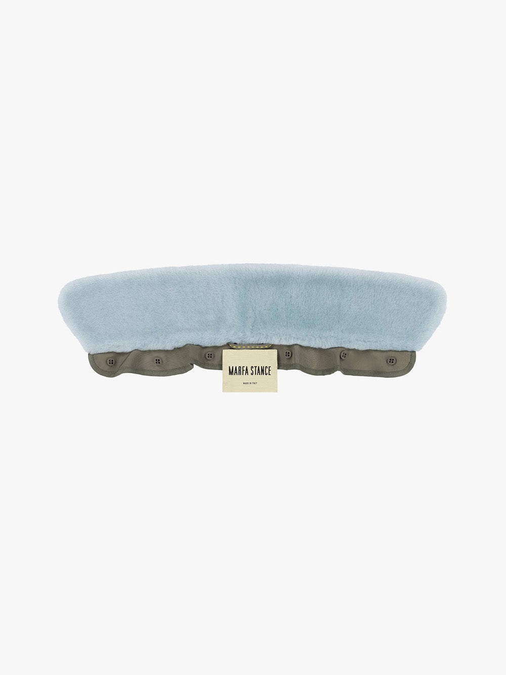 SHEARLING COLLAR SKY BLUE
