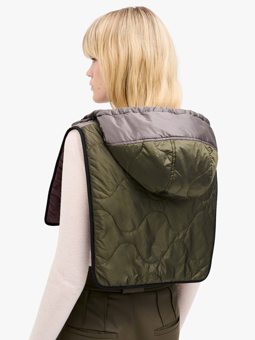 CAPUCHE ZIP QUILT GRANITE & AMÉTHYSTE
