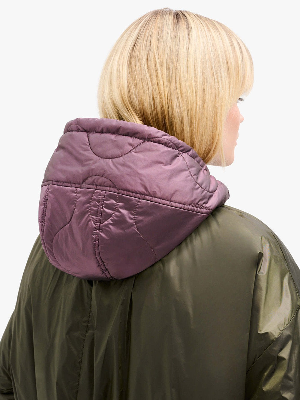 CAPUCHE ZIP QUILT GRANITE & AMÉTHYSTE