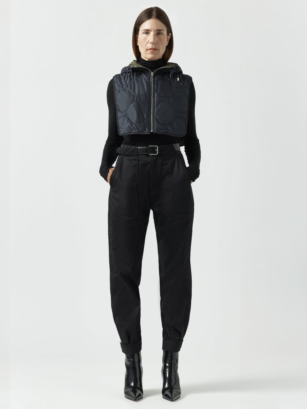 CAPUCHE ZIP QUILT MIDNIGHT & OLIVE