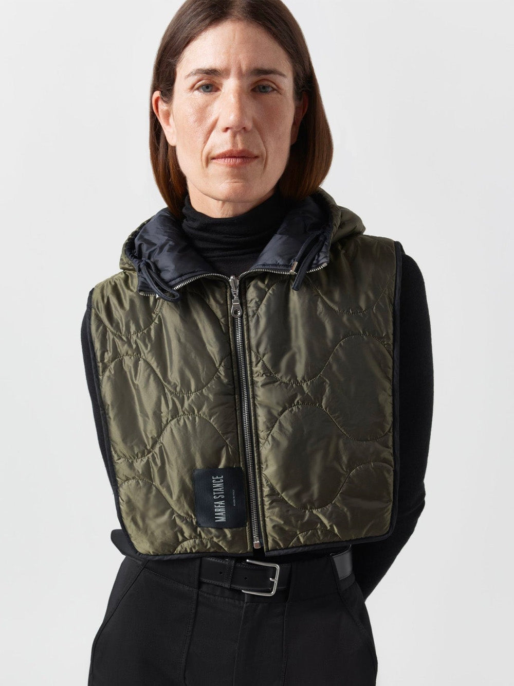 CAPUCHE ZIP QUILT MIDNIGHT & OLIVE