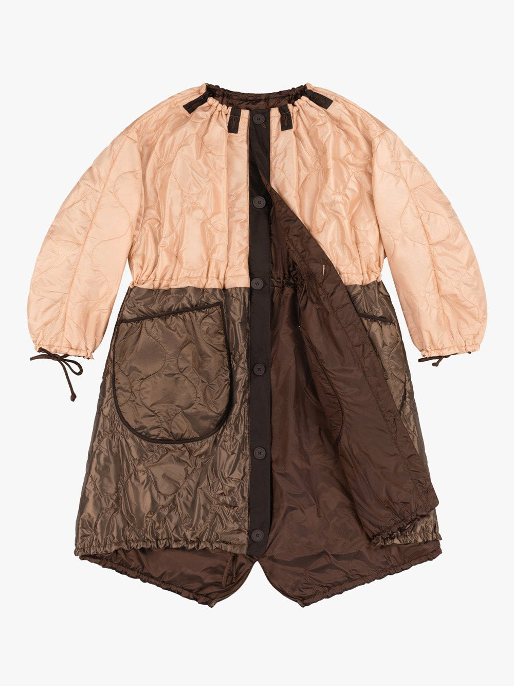 PARKA PARACHUTE RÉVERSIBLE PÊCHE & SIENNA