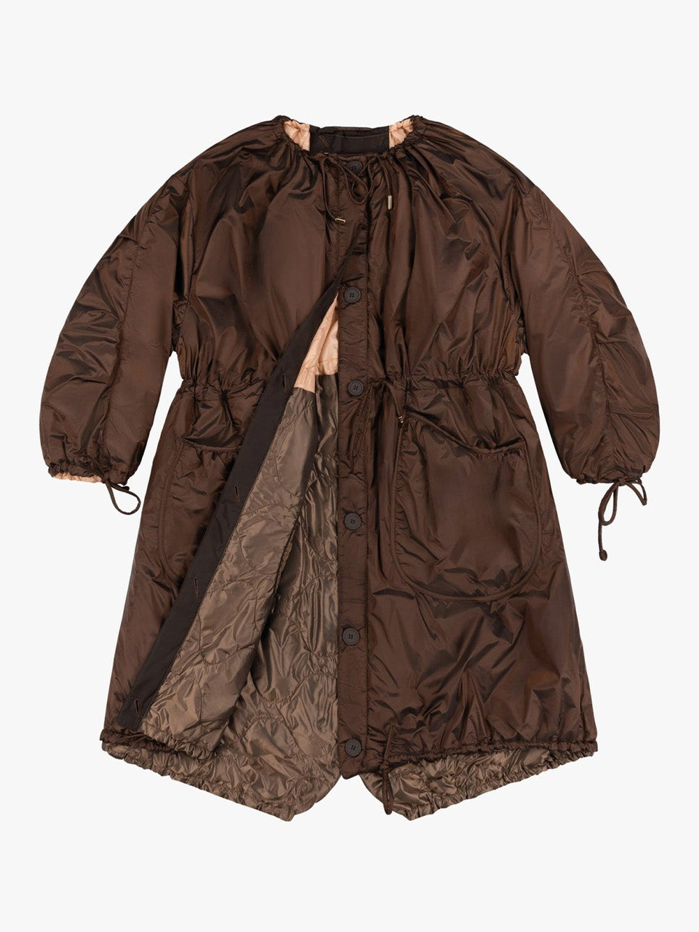 PARKA PARACHUTE RÉVERSIBLE PÊCHE & SIENNA