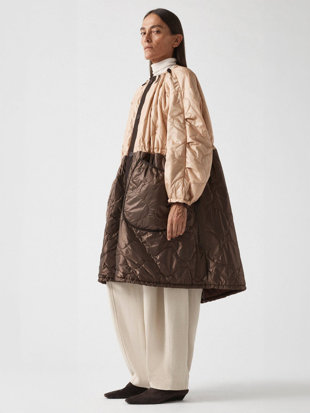 PARKA PARACHUTE RÉVERSIBLE PÊCHE & SIENNA