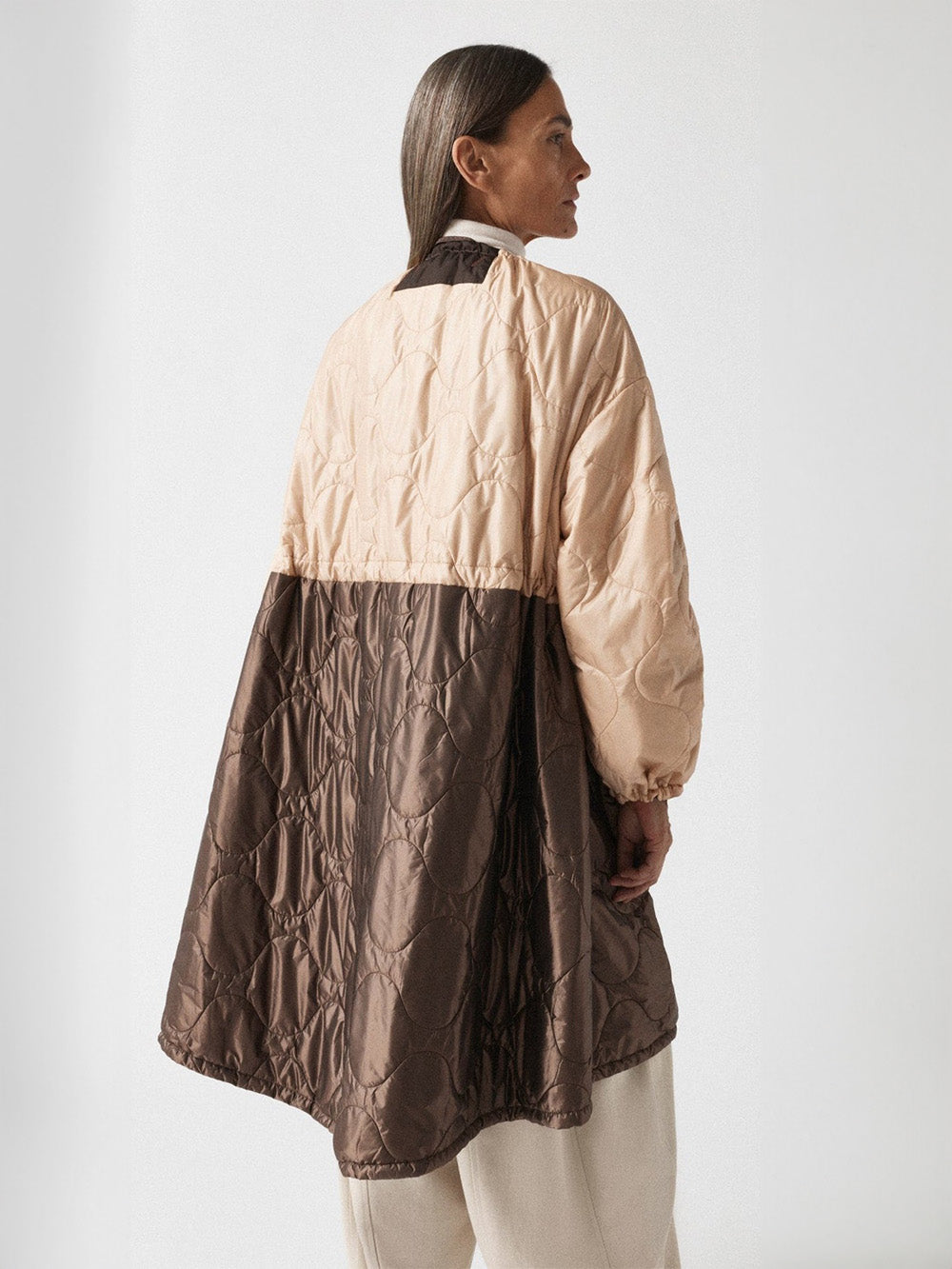 PARKA PARACHUTE RÉVERSIBLE PÊCHE & SIENNA