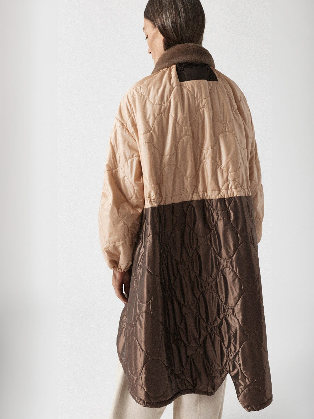 PARKA PARACHUTE RÉVERSIBLE PÊCHE & SIENNA