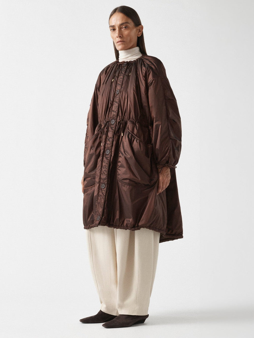 PARKA PARACHUTE RÉVERSIBLE PÊCHE & SIENNA