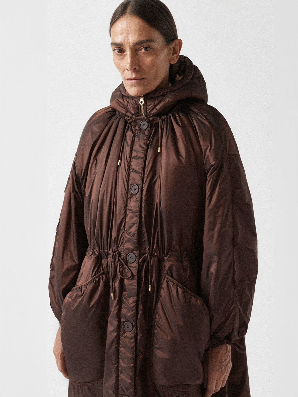 PARKA PARACHUTE RÉVERSIBLE PÊCHE & SIENNA