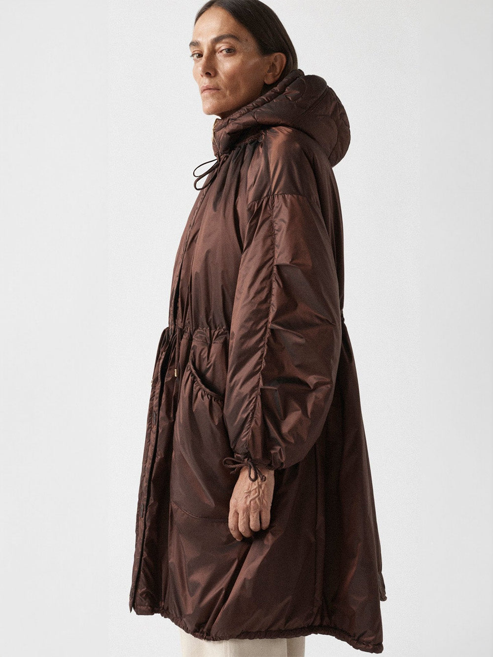 PARKA PARACHUTE RÉVERSIBLE PÊCHE & SIENNA