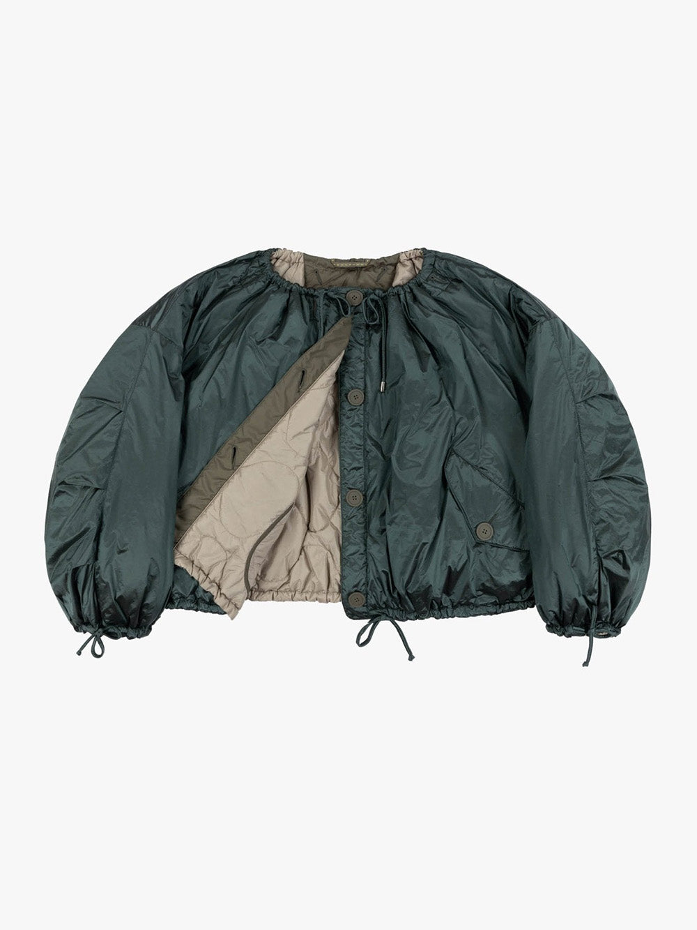 BOMBER PARACHUTE MINERAL GREEN & DOVE GREY