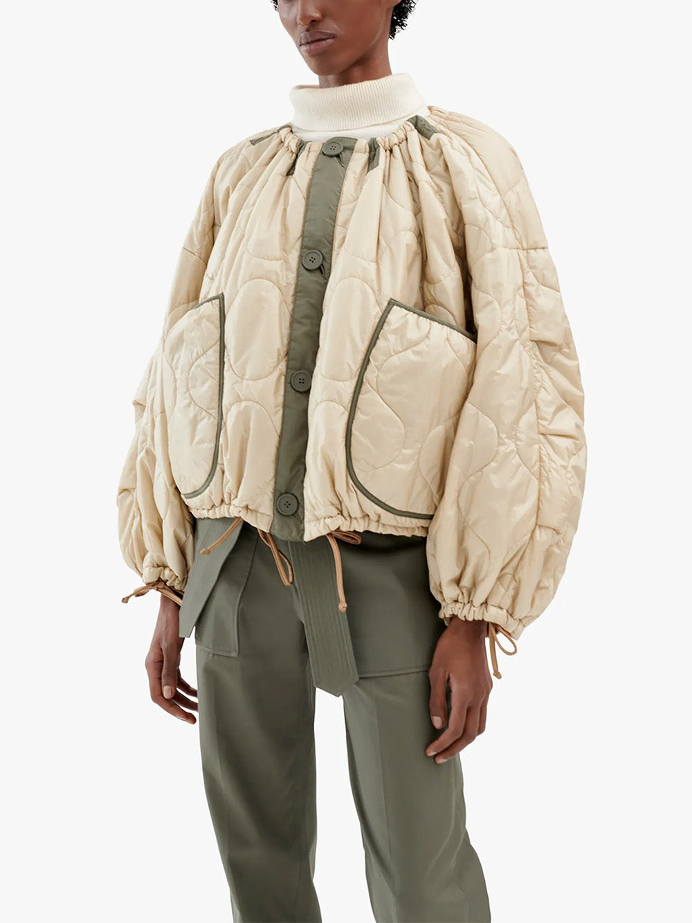 PATCHWORK PARACHUTE BROWM BOMBER 