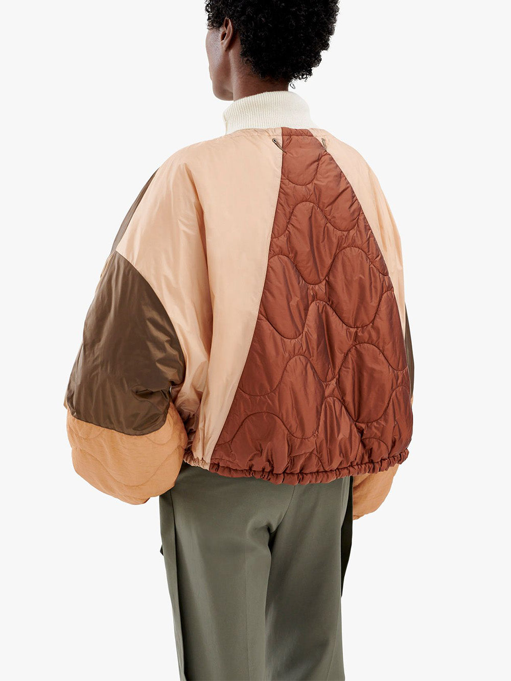 PATCHWORK PARACHUTE BROWM BOMBER 